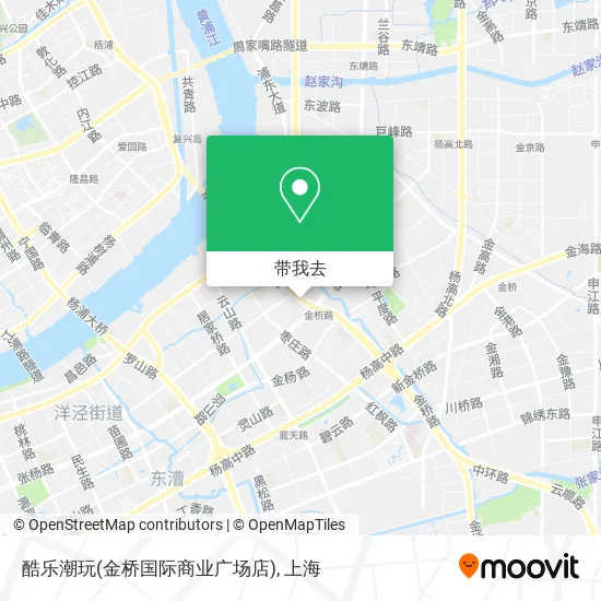酷乐潮玩(金桥国际商业广场店)地图