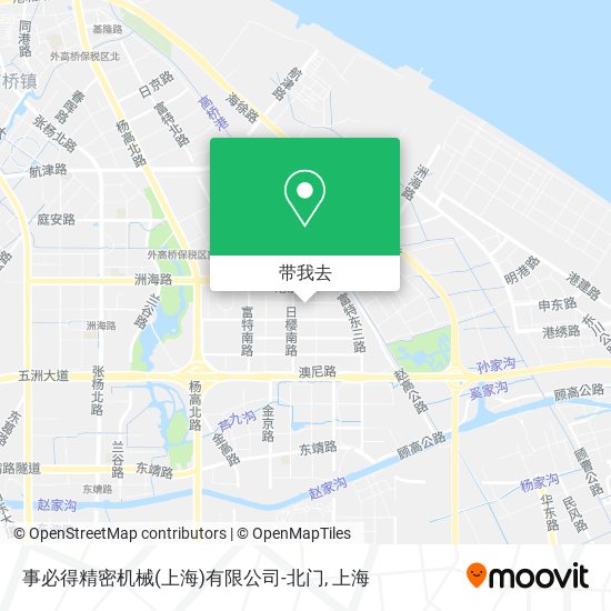 事必得精密机械(上海)有限公司-北门地图