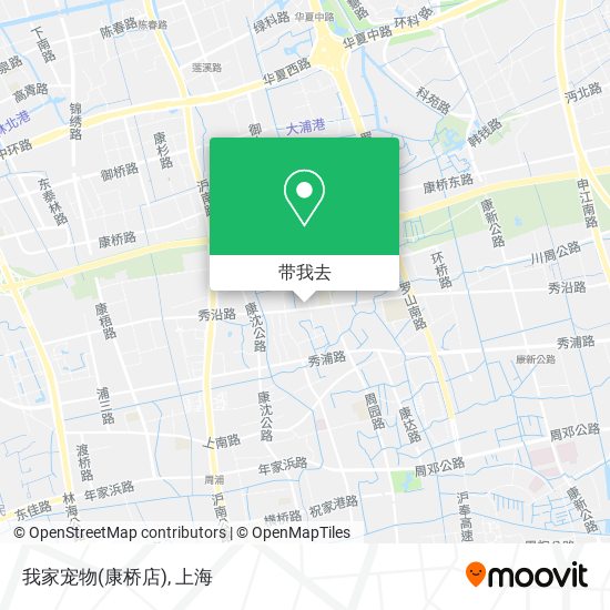 我家宠物(康桥店)地图