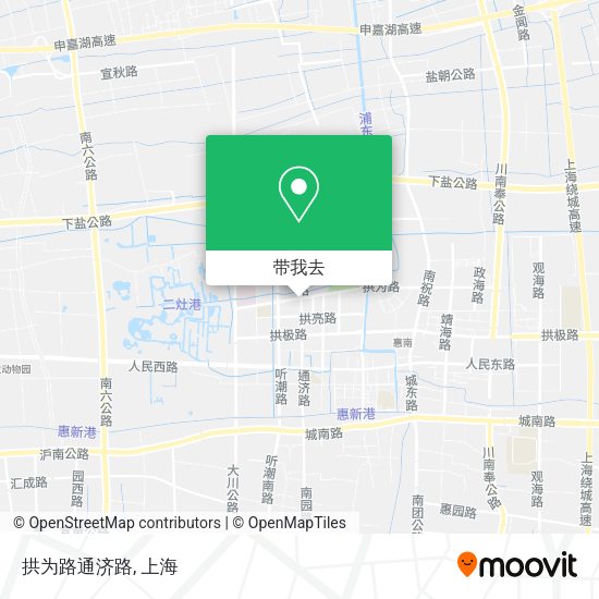 拱为路通济路地图