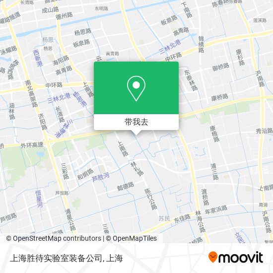 上海胜待实验室装备公司地图