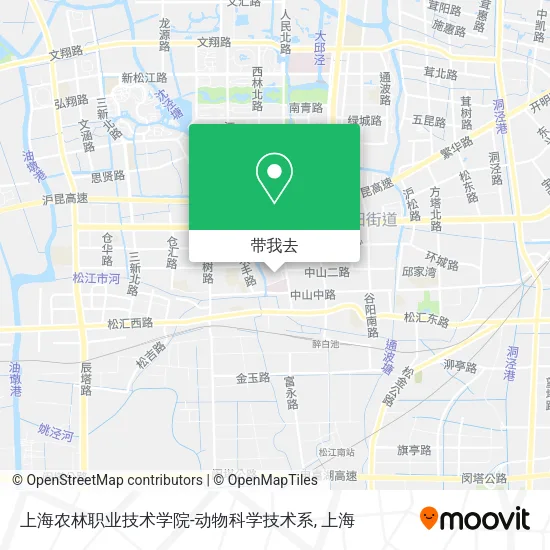 上海农林职业技术学院-动物科学技术系地图