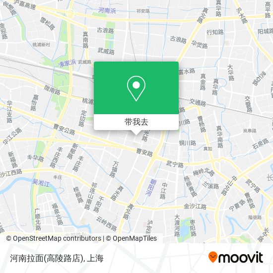 河南拉面(高陵路店)地图