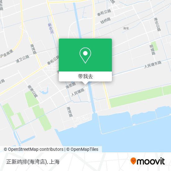 正新鸡排(海湾店)地图