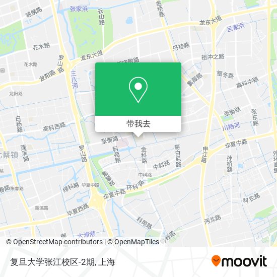 复旦大学张江校区-2期地图