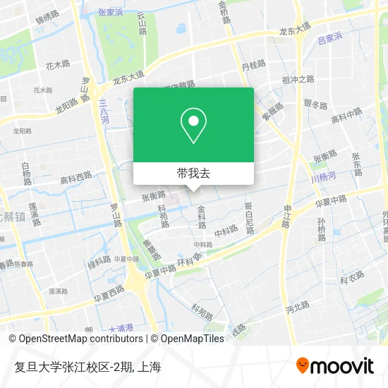 复旦大学张江校区-2期地图