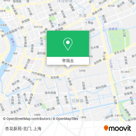 杏花新苑-北门地图
