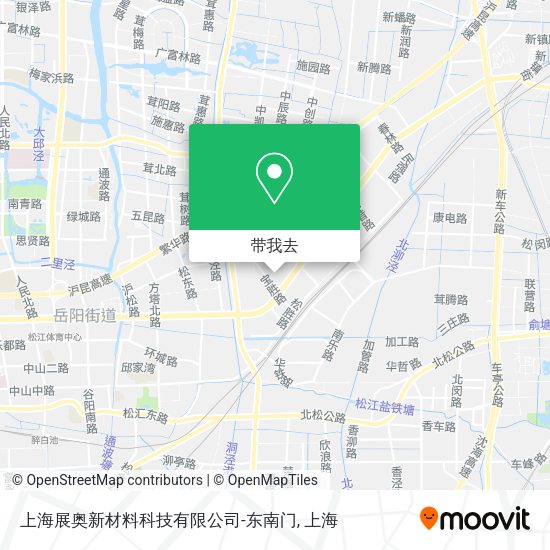 上海展奥新材料科技有限公司-东南门地图