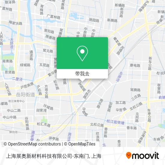 上海展奥新材料科技有限公司-东南门地图