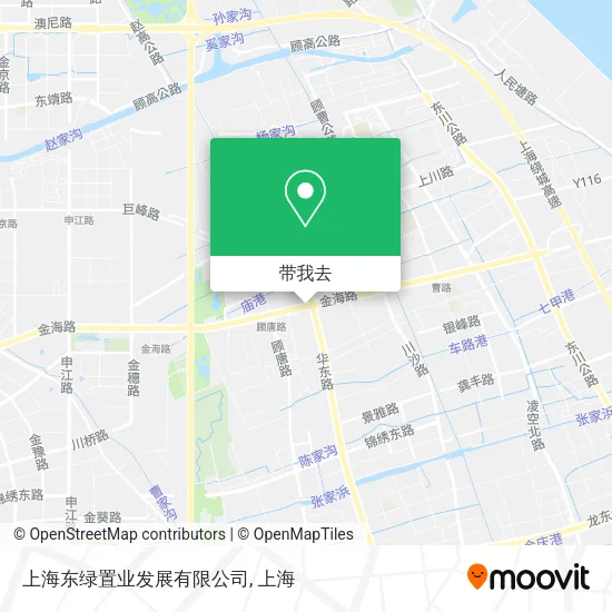 上海东绿置业发展有限公司地图