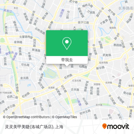 灵灵美甲美睫(洛城广场店)地图