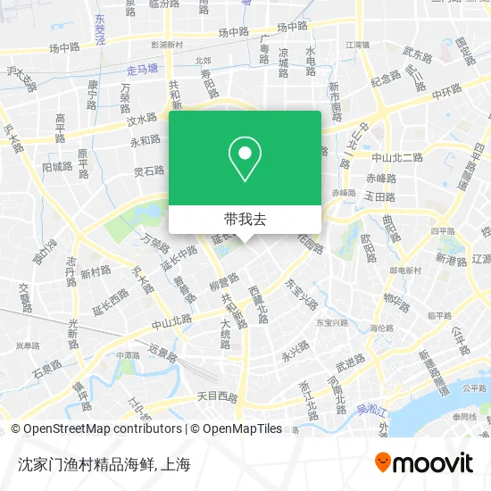 沈家门渔村精品海鲜地图