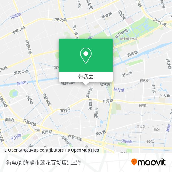街电(如海超市莲花百货店)地图