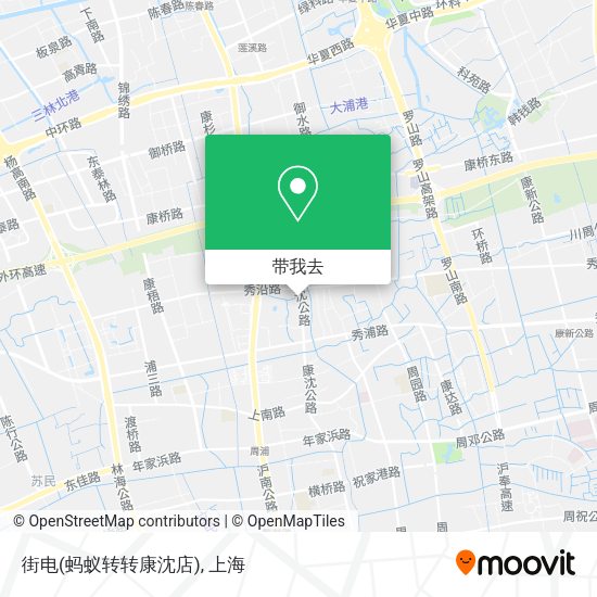街电(蚂蚁转转康沈店)地图