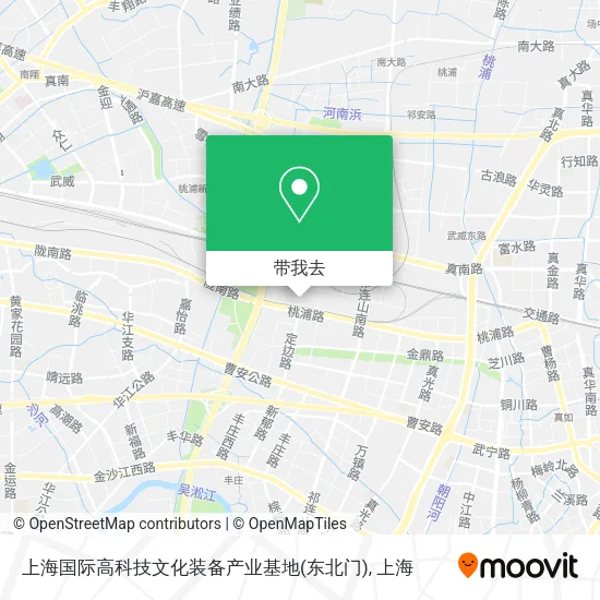上海国际高科技文化装备产业基地(东北门)地图