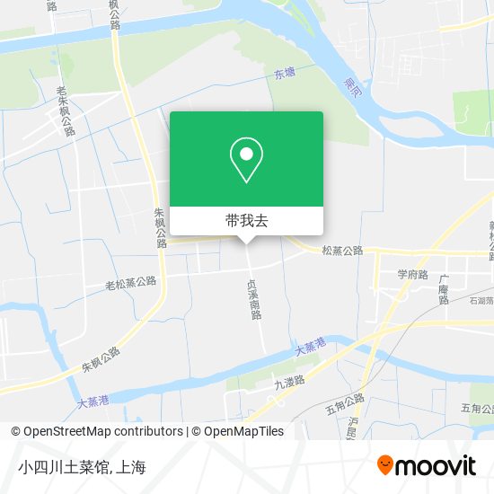 小四川土菜馆地图