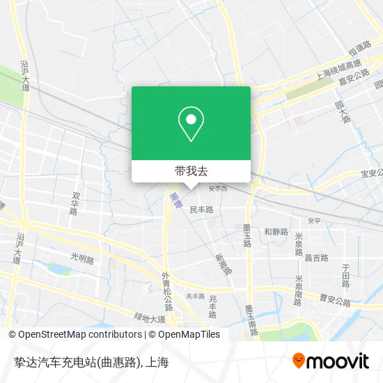 挚达汽车充电站(曲惠路)地图