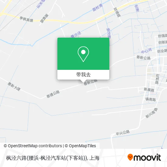 枫泾六路(腰浜-枫泾汽车站(下客站))地图