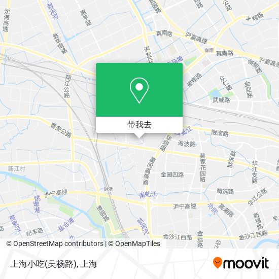 上海小吃(吴杨路)地图