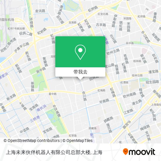 上海未来伙伴机器人有限公司总部大楼地图