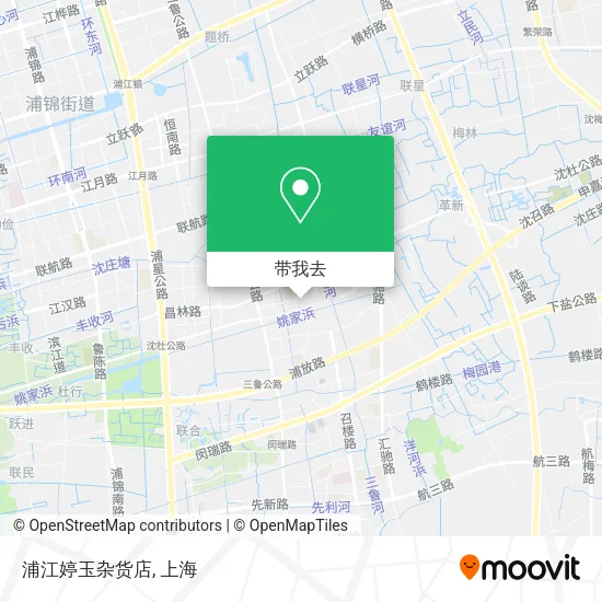 浦江婷玉杂货店地图