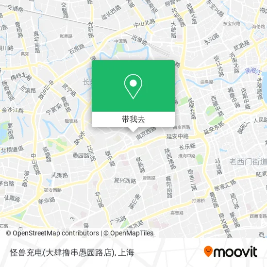 怪兽充电(大肆撸串愚园路店)地图
