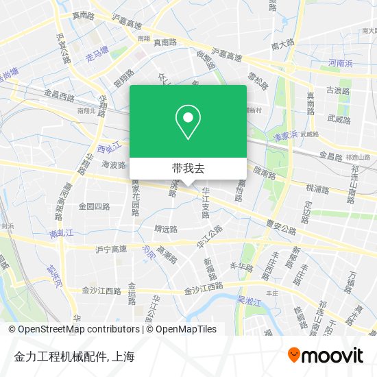 金力工程机械配件地图