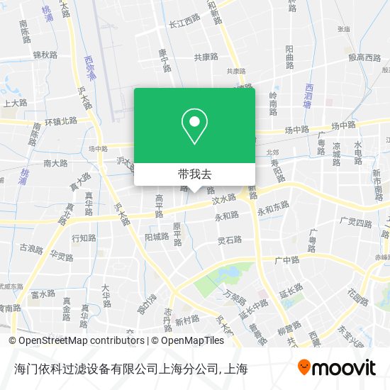 海门依科过滤设备有限公司上海分公司地图