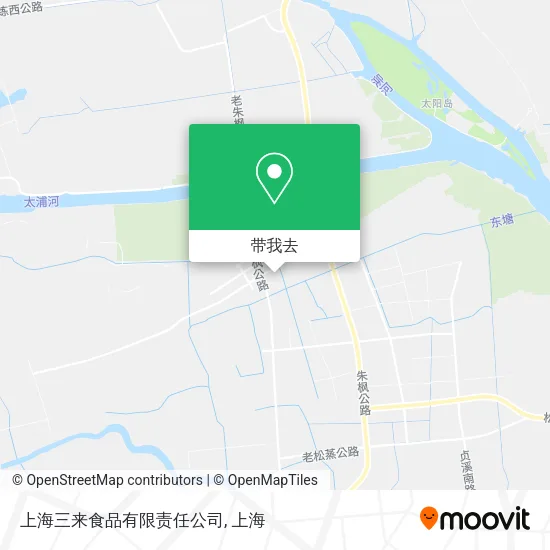 上海三来食品有限责任公司地图