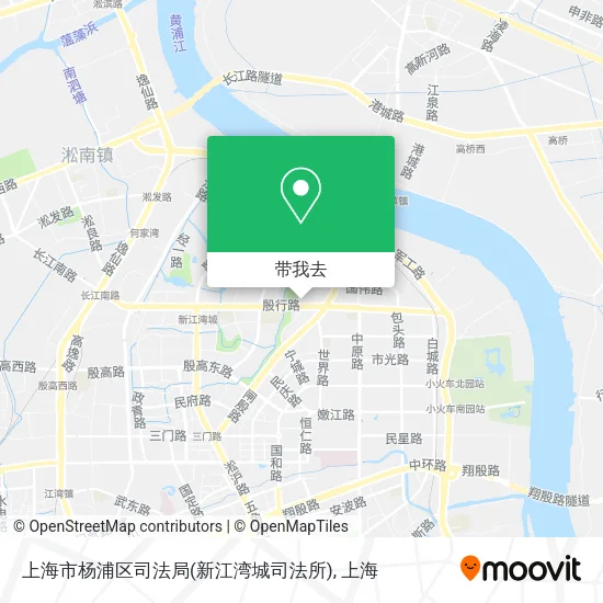 上海市杨浦区司法局(新江湾城司法所)地图