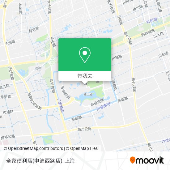 全家便利店(申迪西路店)地图