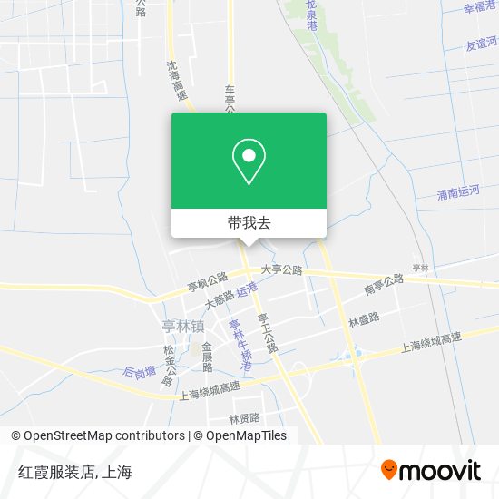 红霞服装店地图