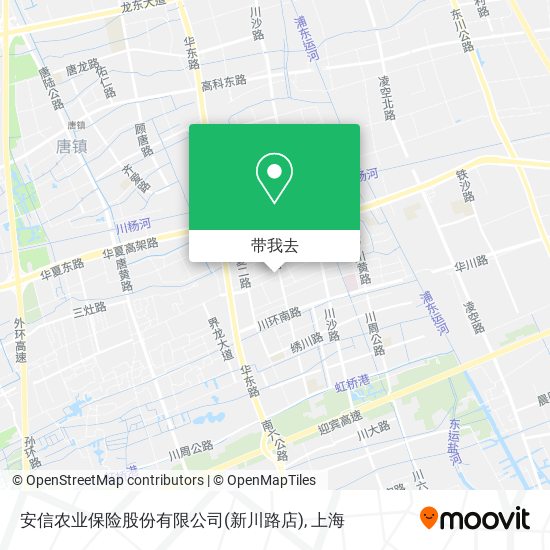 安信农业保险股份有限公司(新川路店)地图