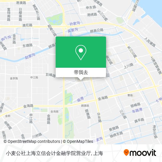 小麦公社上海立信会计金融学院营业厅地图