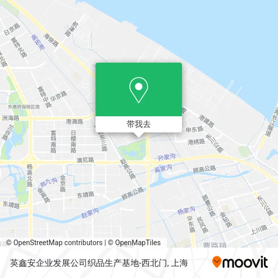 英鑫安企业发展公司织品生产基地-西北门地图