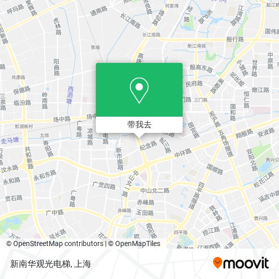 新南华观光电梯地图