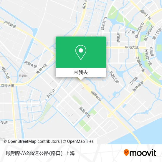 顺翔路/A2高速公路(路口)地图