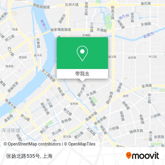 张扬北路535号地图