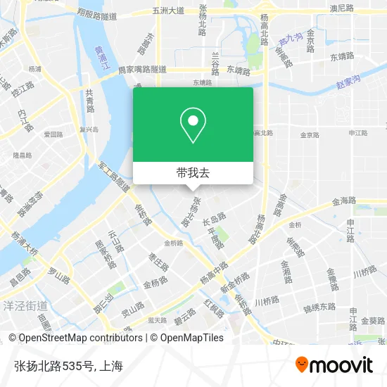 张扬北路535号地图