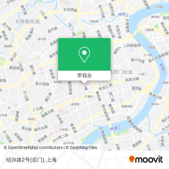绍兴路2号(后门)地图