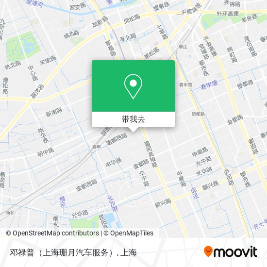 邓禄普（上海珊月汽车服务）地图