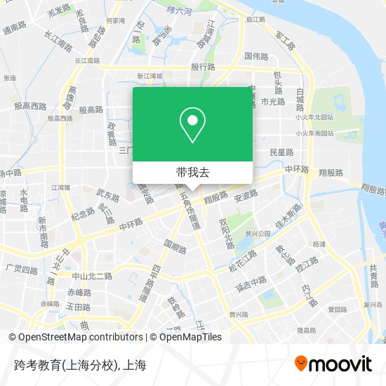 跨考教育(上海分校)地图