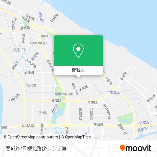 意威路/日樱北路(路口)地图
