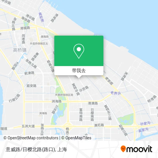 意威路/日樱北路(路口)地图