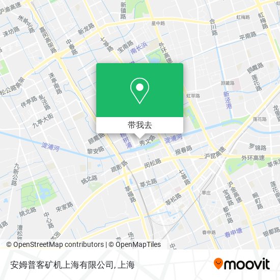 安姆普客矿机上海有限公司地图
