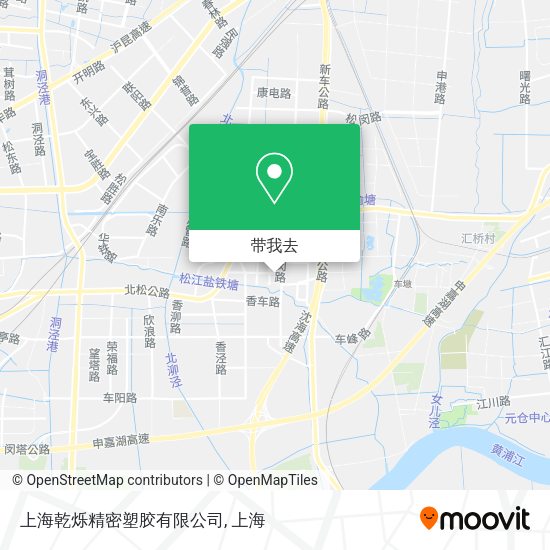 上海乾烁精密塑胶有限公司地图