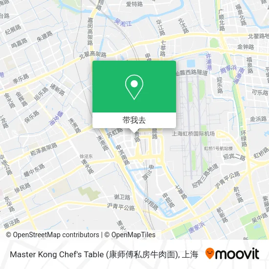 Master Kong Chef's Table (康师傅私房牛肉面)地图