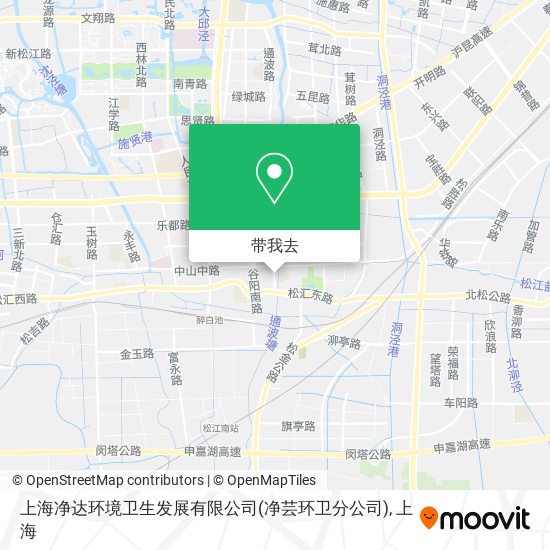 上海净达环境卫生发展有限公司(净芸环卫分公司)地图