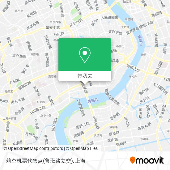 航空机票代售点(鲁班路立交)地图