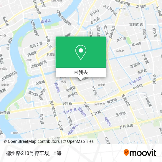 德州路213号停车场地图